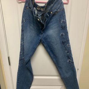 Embroidered jeans